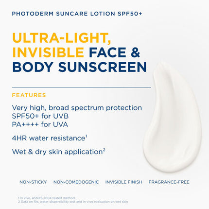 Bioderma Photoderm Suncare Lotion SPF50+ 200mL