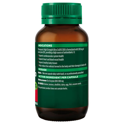 Thompson's High Strength Ultra Coq10 300mg Capsules 60