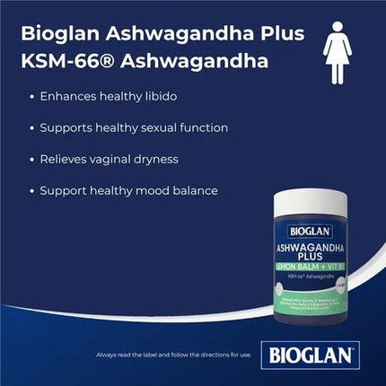 Bioglan Ashwagandha Plus 120 Tablets