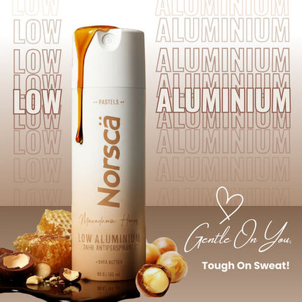Norsca Pastels Low Aluminum Macadamia Honey Antiperspirant 155mL