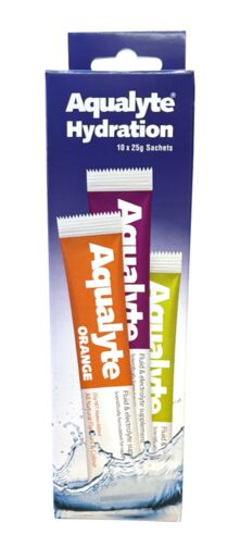 Aqualyte - Mixed Flavours 25g Sachets 10pk