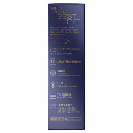 Durex Intense Next Gen Latex-Free XL Condoms 10 pack