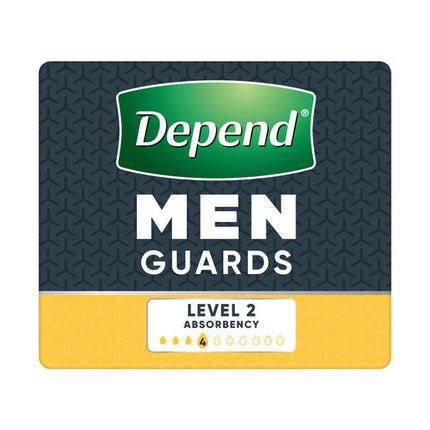 Depend Incontinence Guards Men 12 Pack