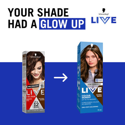 Schwarzkopf Live Colour Natural Brown 75ml