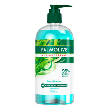 Palmolive Antibacterial Liquid Hand Wash Sea Minerals 500mL Pump