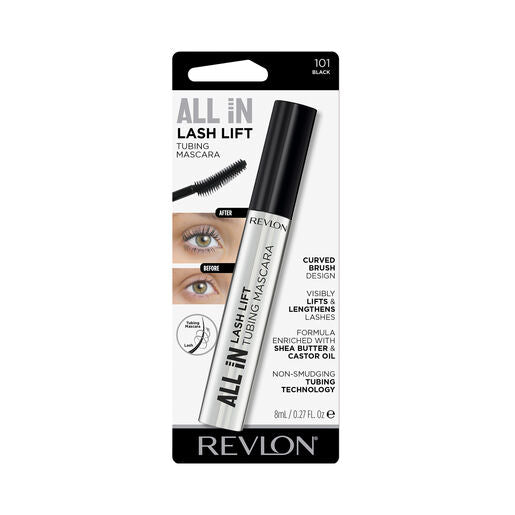 Revlon All In Lash Lift Tubing Mascara Blackest Black 8ml