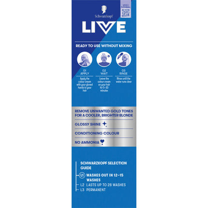 Schwarzkopf Live Colour Silver Toner 75ml