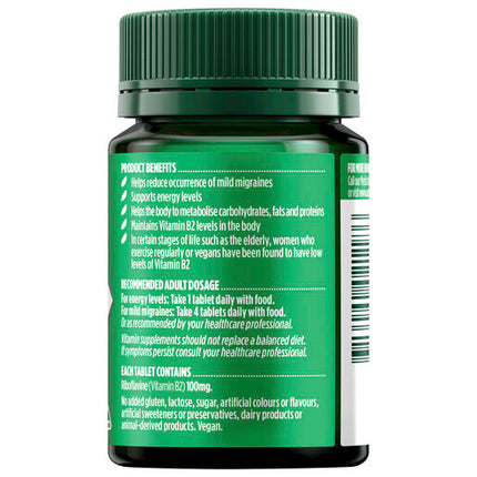 Nature's Own Vitamin B2 60 Tablets