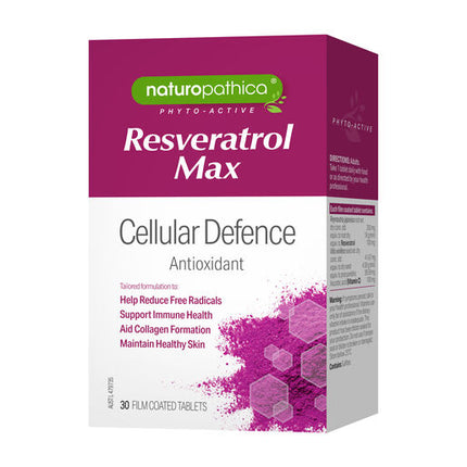 Naturopathica Resveratrol Max Anti-Ageing 30 Tablets