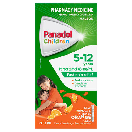 Panadol Children 5-12 Years Orange 200mL