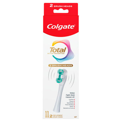 Colgate Power Toothbrush Total Refill 2pk