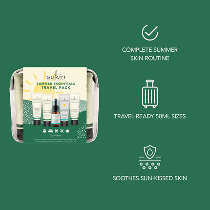 Sukin Summer Essentials Travel Pack