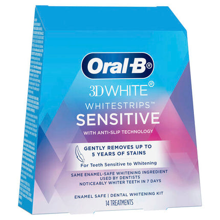 Oral-B 3D White Whitestrips Sensitive - 14 Whitening Treaments