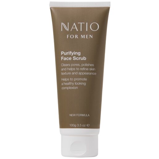 Natio For Mens Purifying Face Scrub 26 100ml