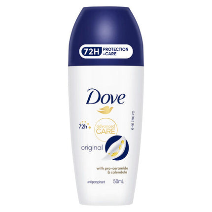 Dove Women's Advanced Care Roll On Deodorant Original 50ml