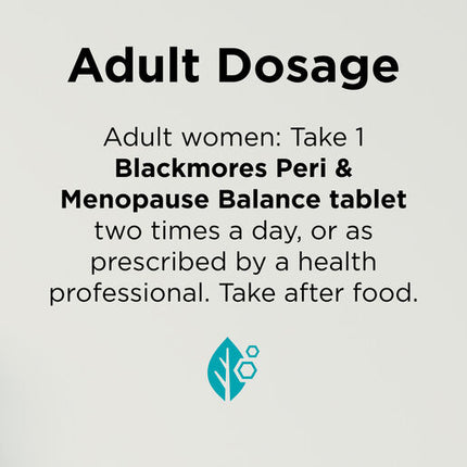 Blackmores Peri + Menopause Balance 60