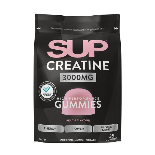 SUP Creatine Peach Flavour Gummies Peach 35s Gummies