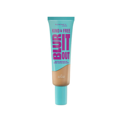 Rimmel London Kind & Free Blur It Out Mattifying Skin Tint, 400, Natural Beige 30Ml