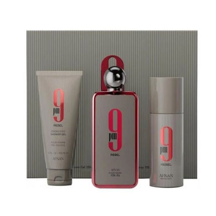 Afnan 9PM Rebel 100ml 3 Piece Gift Set