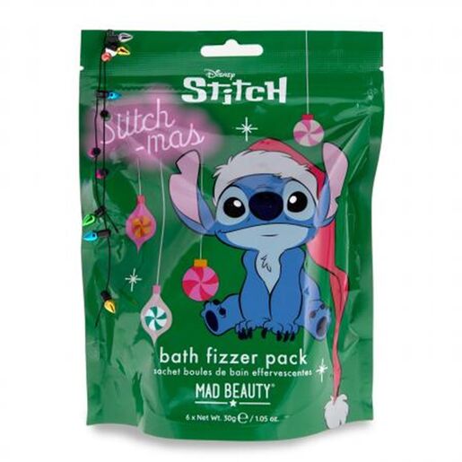 Disney Stitch Stichmas Christmas Bath Fizzer Pack