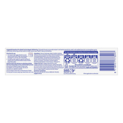 Colgate Sensitive Pro-Relief Active Repair Gum Care Toothpaste 110g