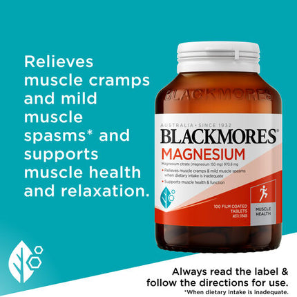 Blackmores Magnesium 100 Tablets