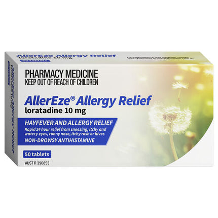 Allereze Allergy Relief 10mg Tab 50