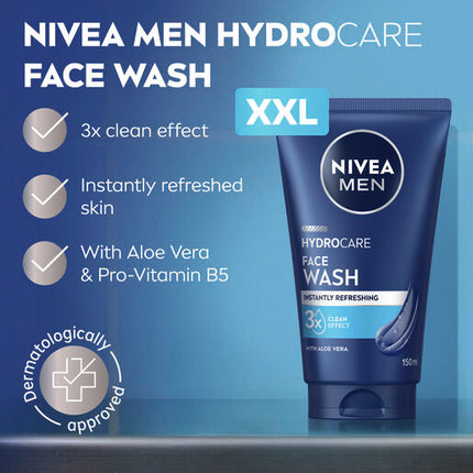 Nivea Men Hydrocare XXL Face Wash 150ml