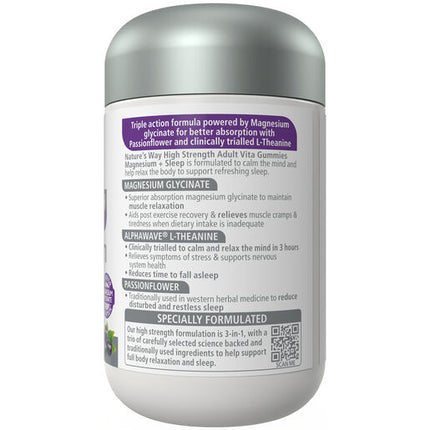 Nature's Way High Strength Magnesium + Sleep Adult Vita Gummies 45