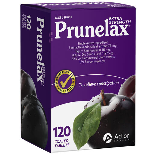 Prunelax Extra Strength Laxative 120 Tablets