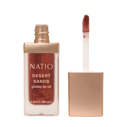 Natio Glossy Lip Oil Desert Sands