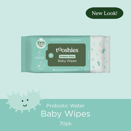 Tooshies Probiotic Water Wipes 70