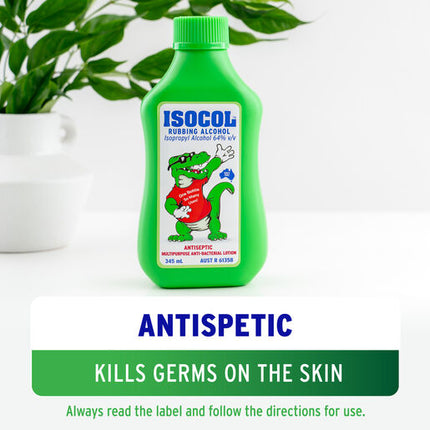 Isocol Rubbing Alcohol Antiseptic 345mL