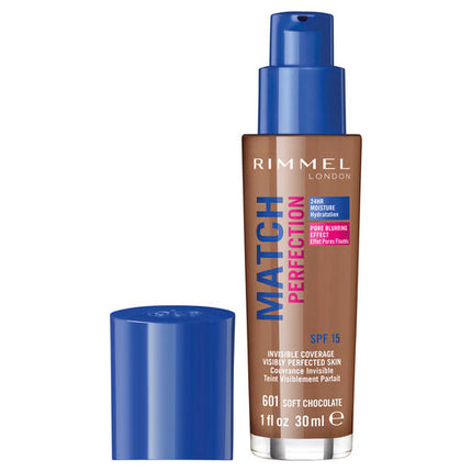Rimmel Match Perfection Foundation 601 Soft Chocolate