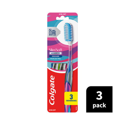 Colgate Advanced Slim Soft Toothbrush 3 Pack