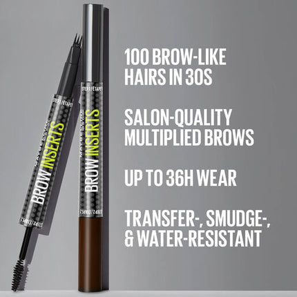 Maybelline Brow Inserts Brow Multiplying Tool Deep Brown