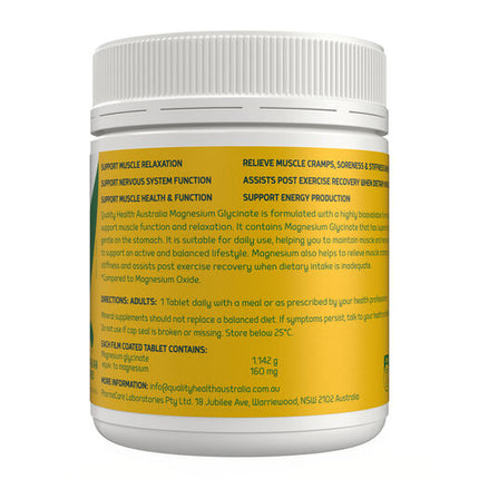 Quality Health Magnesium Glycinate 150s