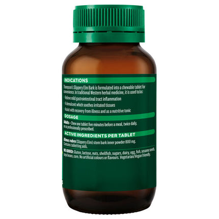 Thompson's Slip Elm Bark 800mg 60 Tablets