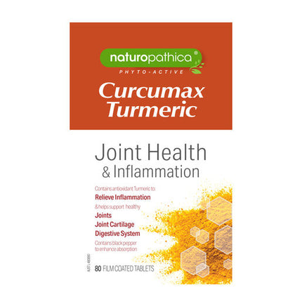 Naturopathica CurcuMax Turmeric Daily 3,100mg 80 Tablets