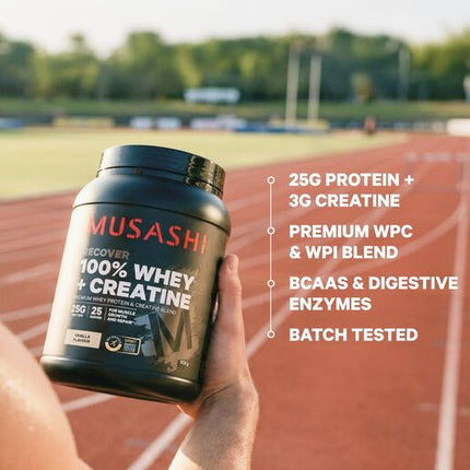 Musashi 100% Whey + Creatine Vanilla 2kg