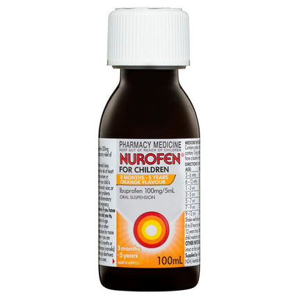 Nurofen For Children 3 Months To 5 Years Orange 100ml
