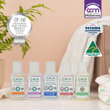 Gaia Natural Baby Starter Kit 5 x 50mL