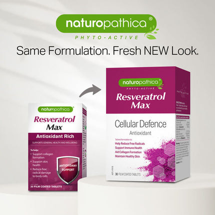Naturopathica Resveratrol Max Anti-Ageing 30 Tablets