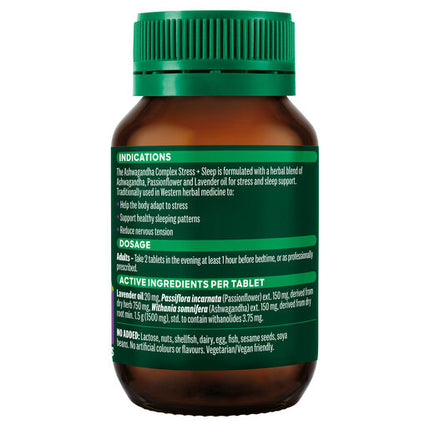 Thompson's Ashwagandha Stress + Sleep 60 Tablets
