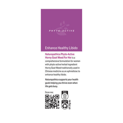 Naturopathica Horny Goat Weed For Her 50 Tablets