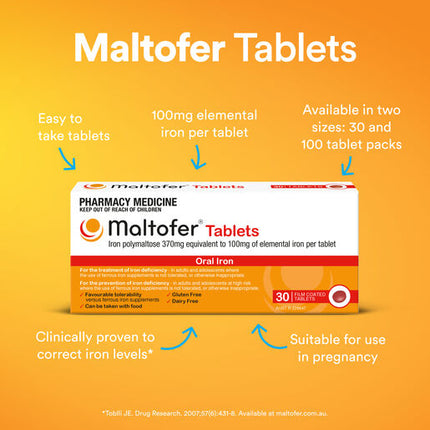 Maltofer Iron 100 Tablets