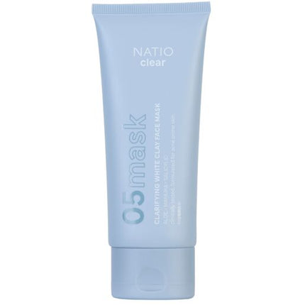 Natio Clear Clarifying White Clay Face Mask 80g