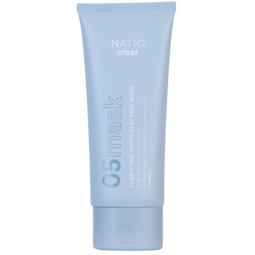 Natio Clear Clarifying White Clay Face Mask 80g