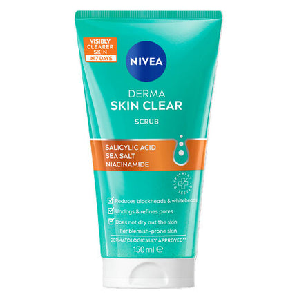 Nivea Derma Skin Clear Scrub 150ml