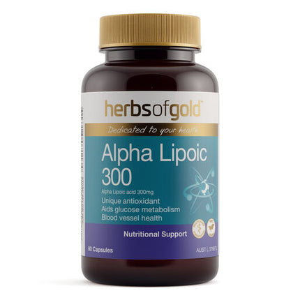 Herbs Of Gold Alpha Lipoic 300 Vege 60 Capsules